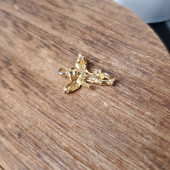 P302 Angel Cherub‎ Vintage Pendant - Picture 2 of 2